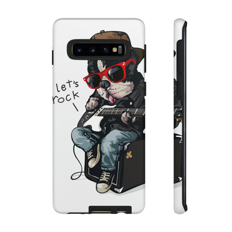 Rock n Roll Dog Android Case (Protective) Samsung Galaxy S10 Matte Phone Case