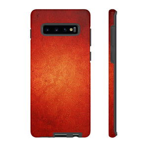 Red Grunge Android Case (Protective) Samsung Galaxy S10 Plus Glossy Phone Case