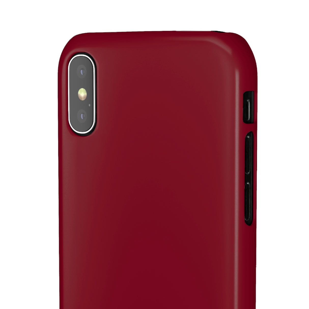 Burgundy Red iPhone Case (Slim) Phone Case