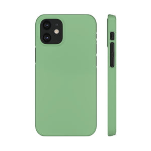 Dark Sea Green iPhone Case (Slim) iPhone 12 Mini Glossy Phone Case