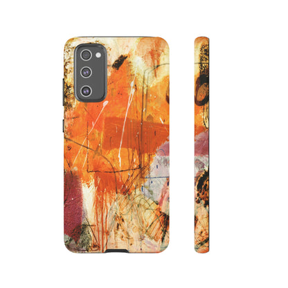 Abstract Orange Art Android Case (Protective) Samsung Galaxy S20 FE Matte Phone Case