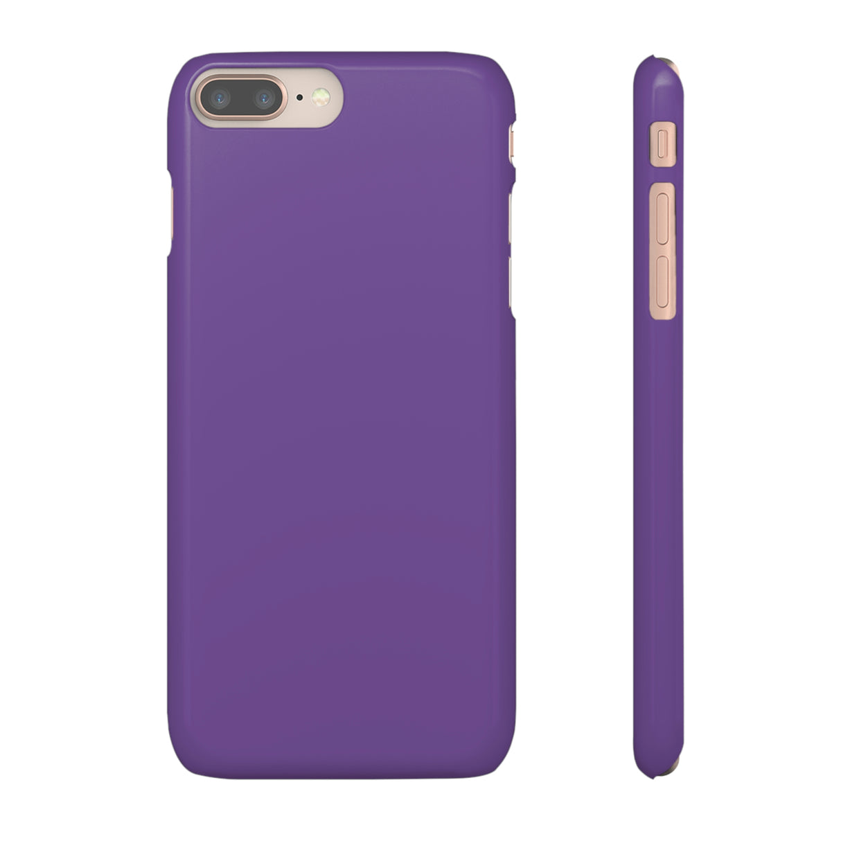 Dark Lavender iPhone Case (Slim) iPhone 8 Plus Glossy Phone Case