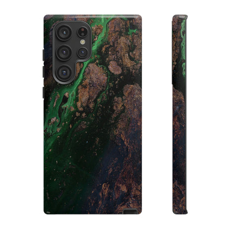 Earth Ink Art Android Case (Protective) Samsung Galaxy S22 Ultra Glossy Phone Case