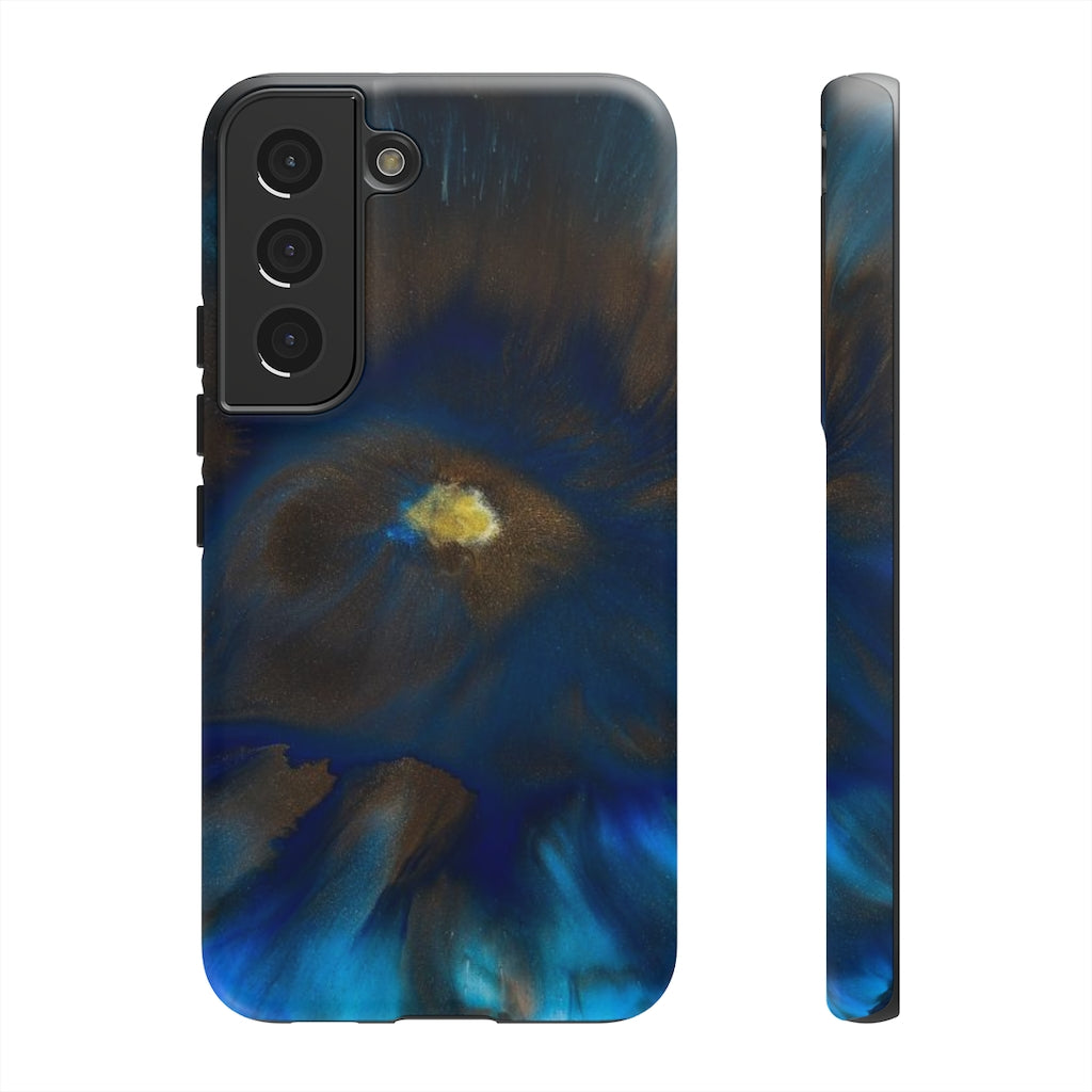 Space Galaxy Ink Art Android Case (Protective) Samsung Galaxy S22 Matte Phone Case