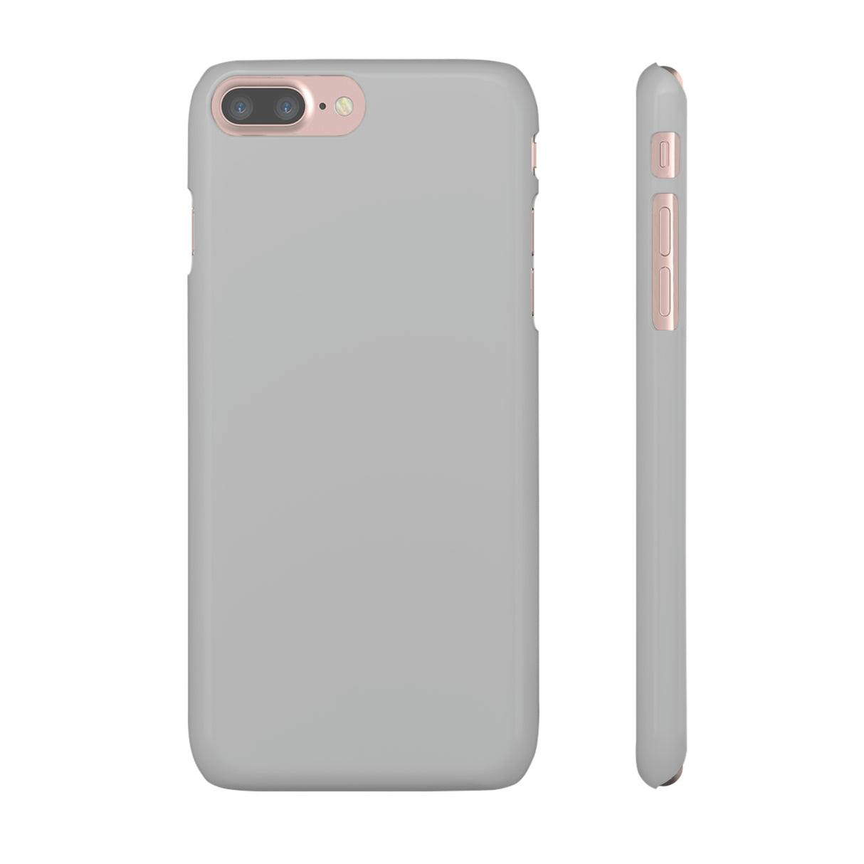 Gray iPhone Case (Slim) iPhone 7 Plus Glossy Phone Case