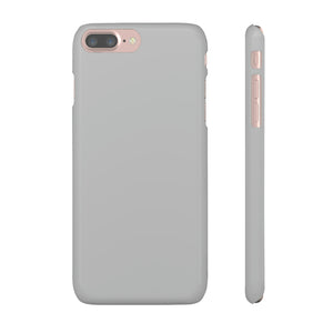 Gray iPhone Case (Slim) iPhone 7 Plus Glossy Phone Case