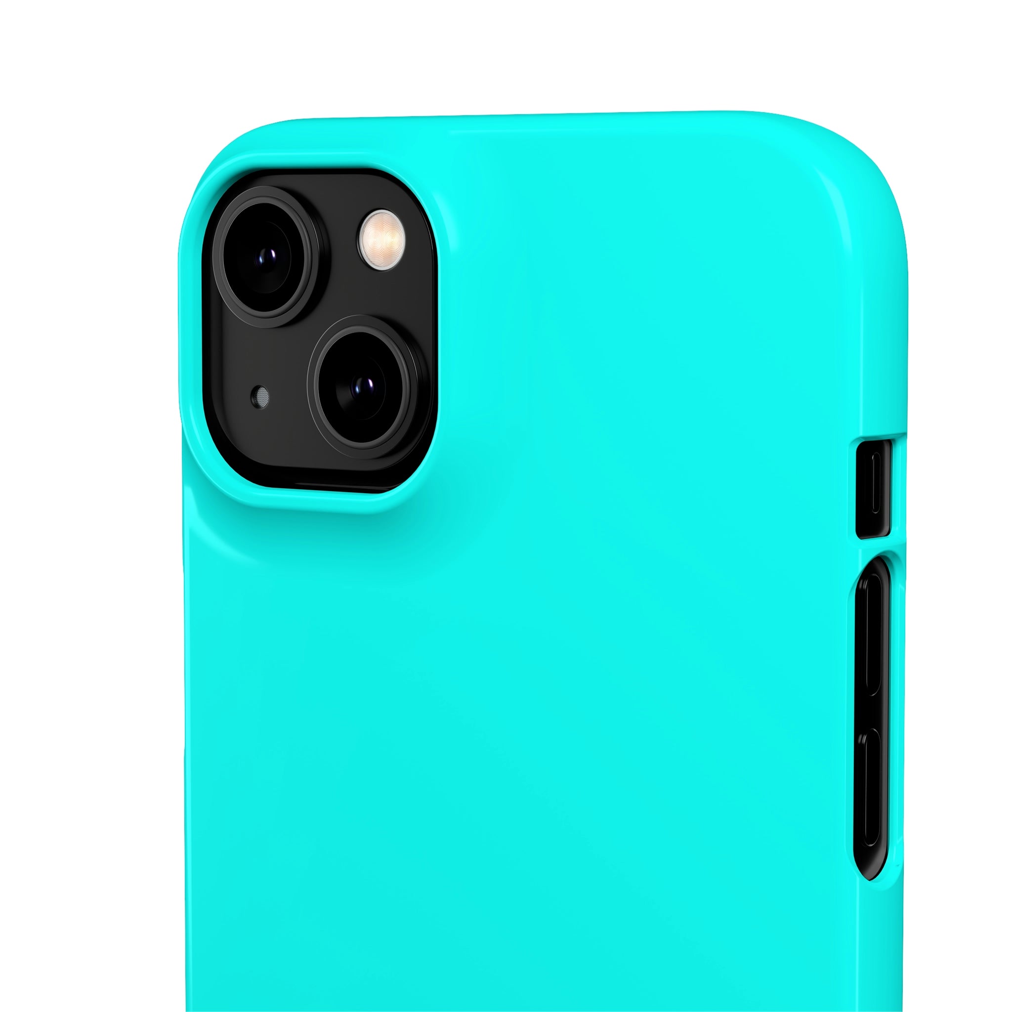 Flourescent Blue iPhone Case (Slim) Phone Case