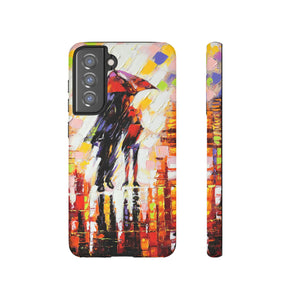 Rain Umbrella Android Case (Protective) Samsung Galaxy S21 FE Matte Phone Case