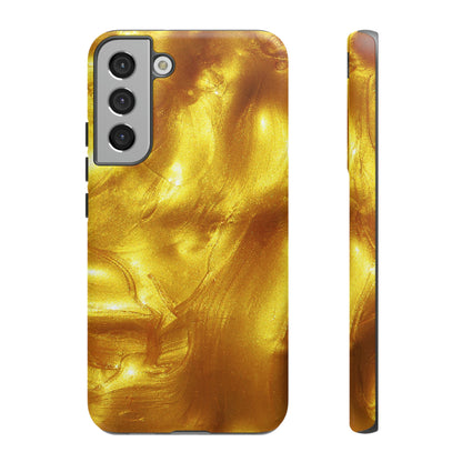 Liquid Gold Android Case (Protective) Samsung Galaxy S22 Plus Matte Phone Case