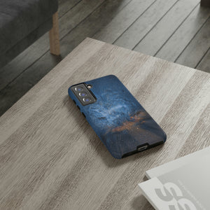 Blue Stardust Ink Art Android Case (Protective) Phone Case