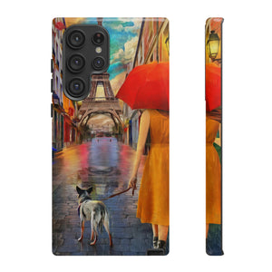 Rainy Day Paris Android Case (Protective) Samsung Galaxy S22 Ultra Glossy Phone Case