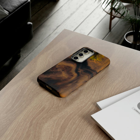 Brown Earth Ink Art Android Case (Protective) Phone Case