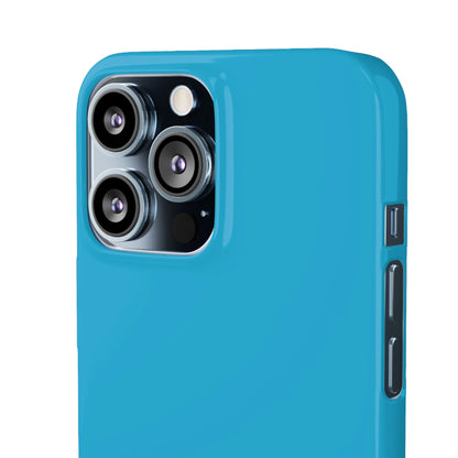 Bright Cerulean iPhone Case (Slim) Phone Case