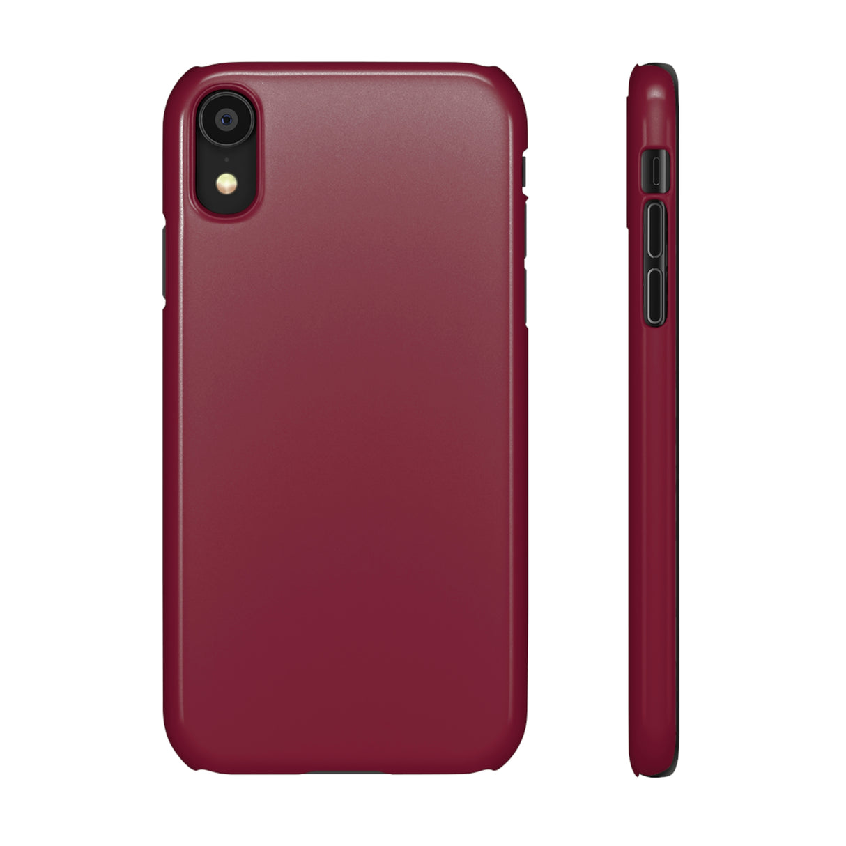 Claret Red iPhone Case (Slim) iPhone XR Glossy Phone Case