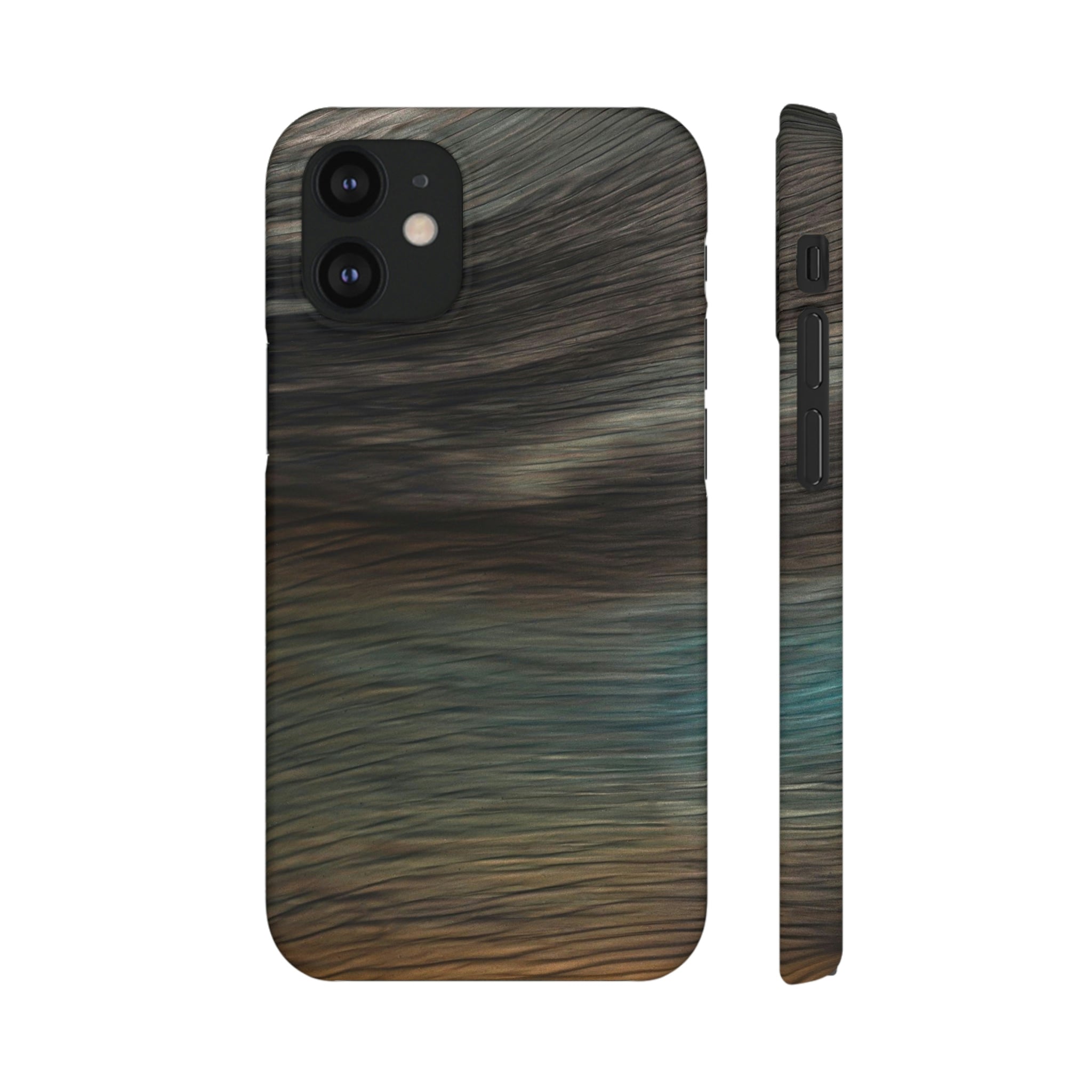 Brush Strokes Ink Art iPhone Case (Slim) iPhone 12 Mini Matte Phone Case