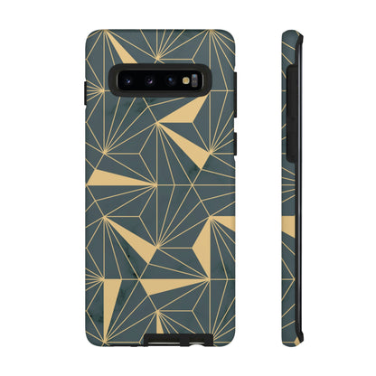 Gold Lines Android Case (Protective) Samsung Galaxy S10 Matte Phone Case