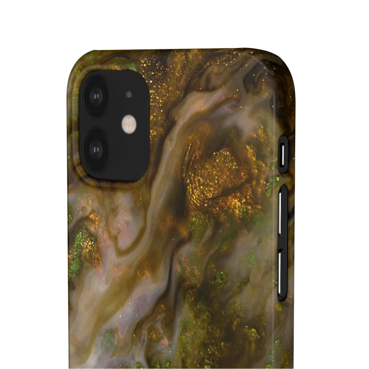 Smaragd Green Ink Art iPhone Case (Slim) Phone Case