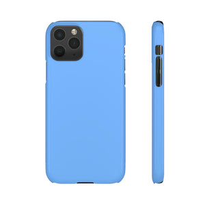 French Sky Blue iPhone Case (Slim) iPhone 11 Pro Glossy Phone Case