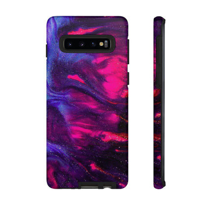 Deep Purple Ink Art Android Case (Protective) Samsung Galaxy S10 Matte Phone Case