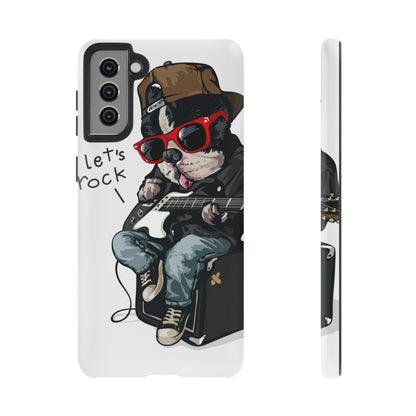 Rock n Roll Dog Android Case (Protective) Samsung Galaxy S21 Plus Matte Phone Case