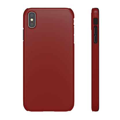 Falu Red iPhone Case (Slim) iPhone XS MAX Glossy Phone Case