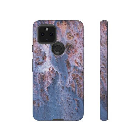 Blue Ice Ink Art Android Case (Protective) Google Pixel 5 5G Glossy Phone Case