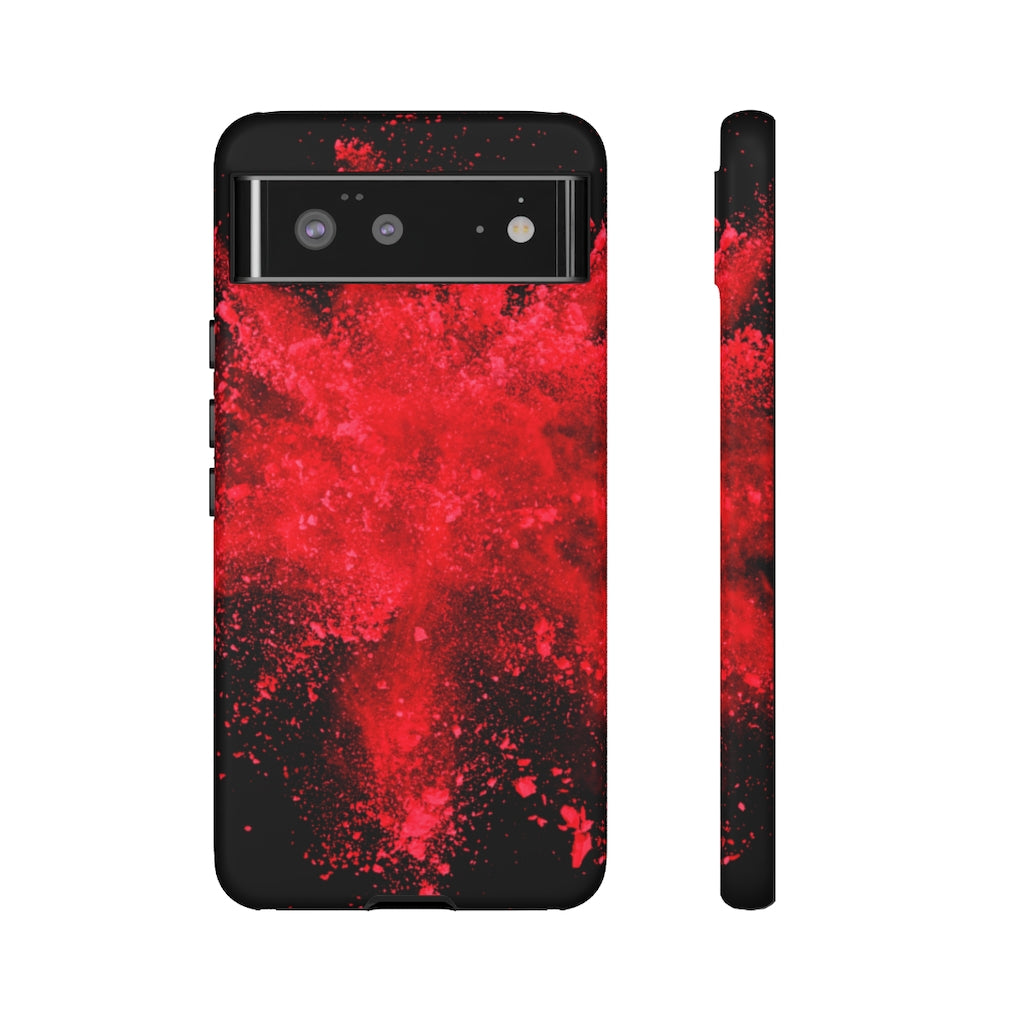 Red Explosion Andriod Case (Protective) Google Pixel 6 Matte Phone Case