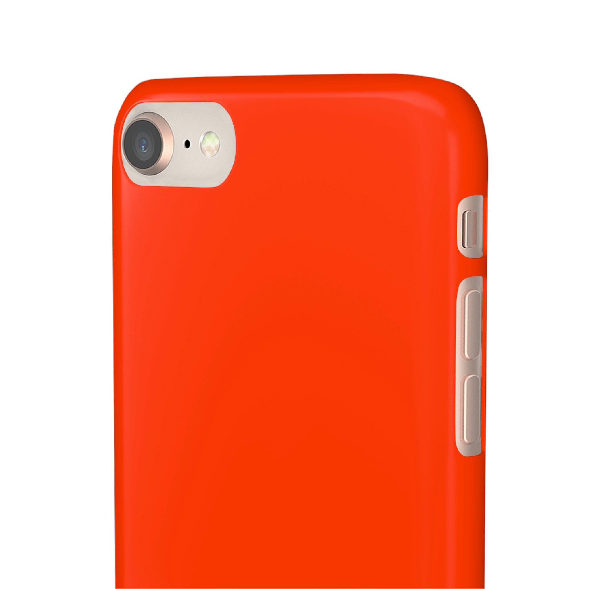 Coquelicot Orange iPhone Case (Slim) Phone Case