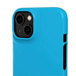 Bright Cerulean iPhone Case (Slim) Phone Case