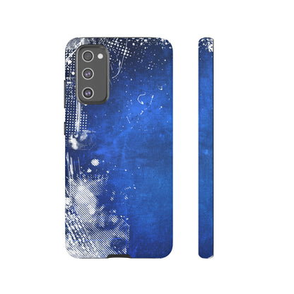 Grunge Blue Android Case (Protective) Samsung Galaxy S20 FE Matte Phone Case