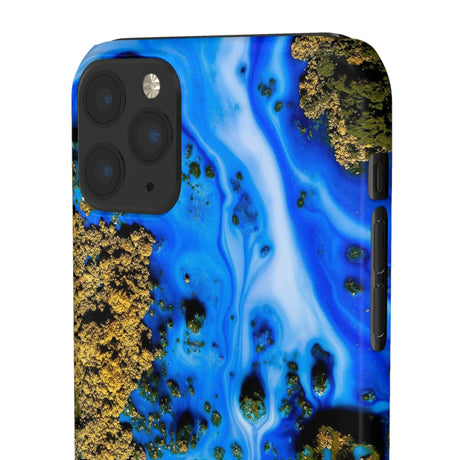 Blue River Ink Art iPhone Case (Slim) Phone Case