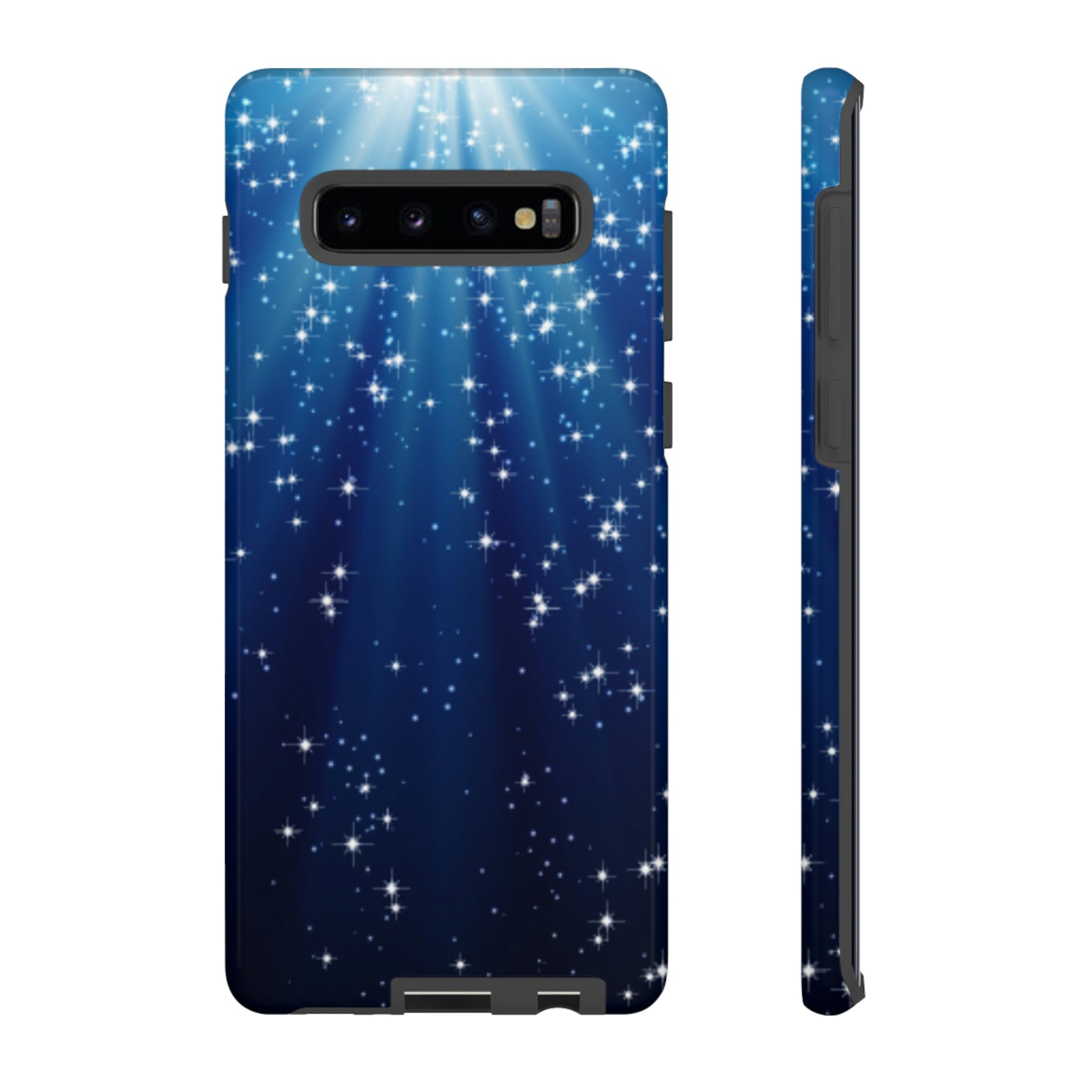 Stars Blue Sky Android Case (Protective) Samsung Galaxy S10 Plus Glossy Phone Case