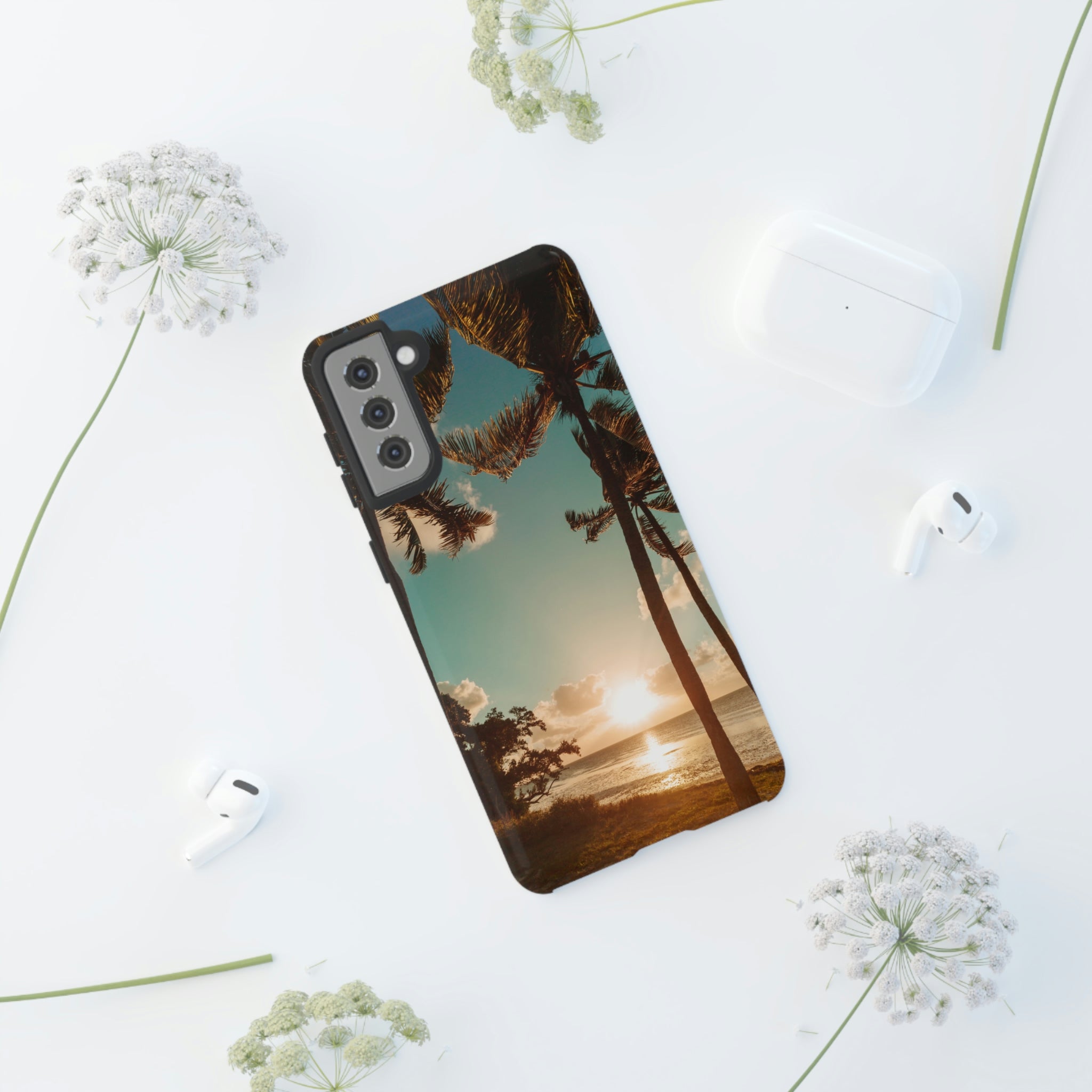 Sundown Palmtrees Android Case (Protective) Phone Case