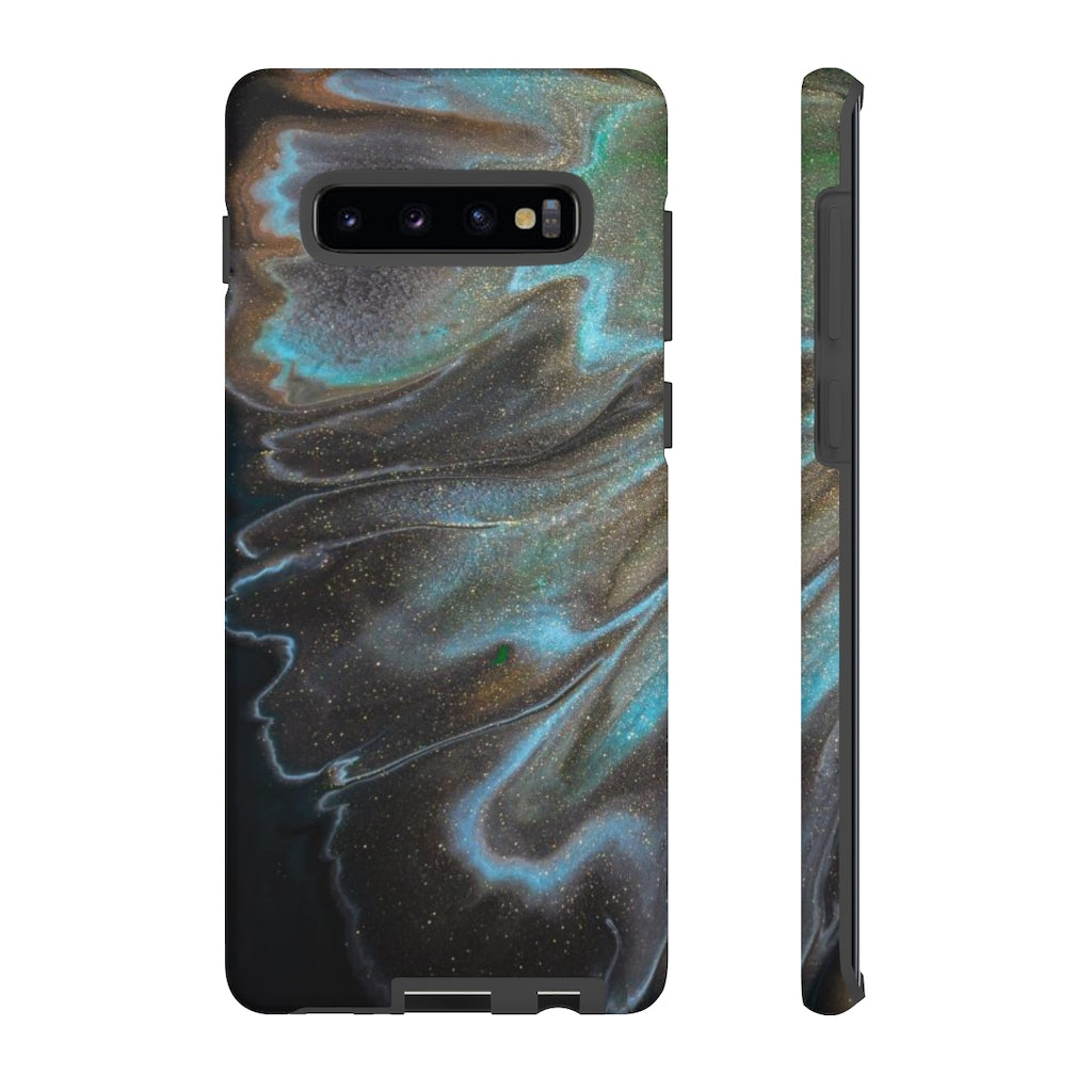 Smaragd Glitter Ink Art Android Case (Protective) Samsung Galaxy S10 Plus Matte Phone Case