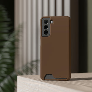 Dark Brown Samsung Case (Card) Phone Case