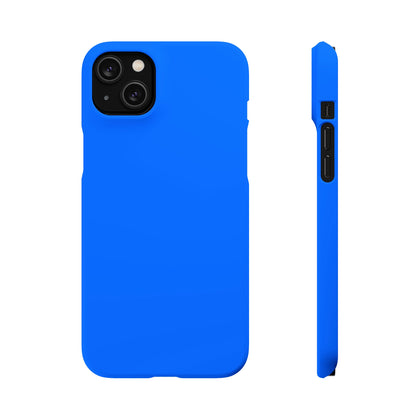 Brandeis Blue iPhone Case (Slim) iPhone 14 Plus Matte Phone Case