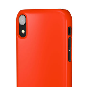 Coquelicot Orange iPhone Case (Slim) Phone Case