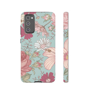 Hibiscus Vintage Flower Samsung Case (Protective) Samsung Galaxy S20 FE Matte Phone Case