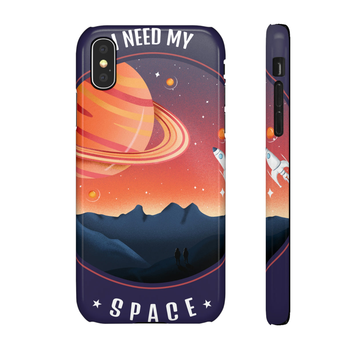 Express Galaxy iPhone Case (Slim) iPhone X Glossy Phone Case