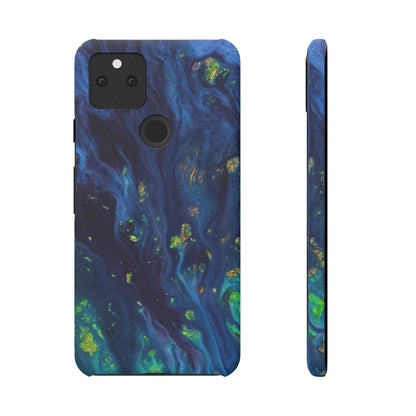 Green Opal Ink Art Android Case (Slim) Google Pixel 5 Matte Phone Case