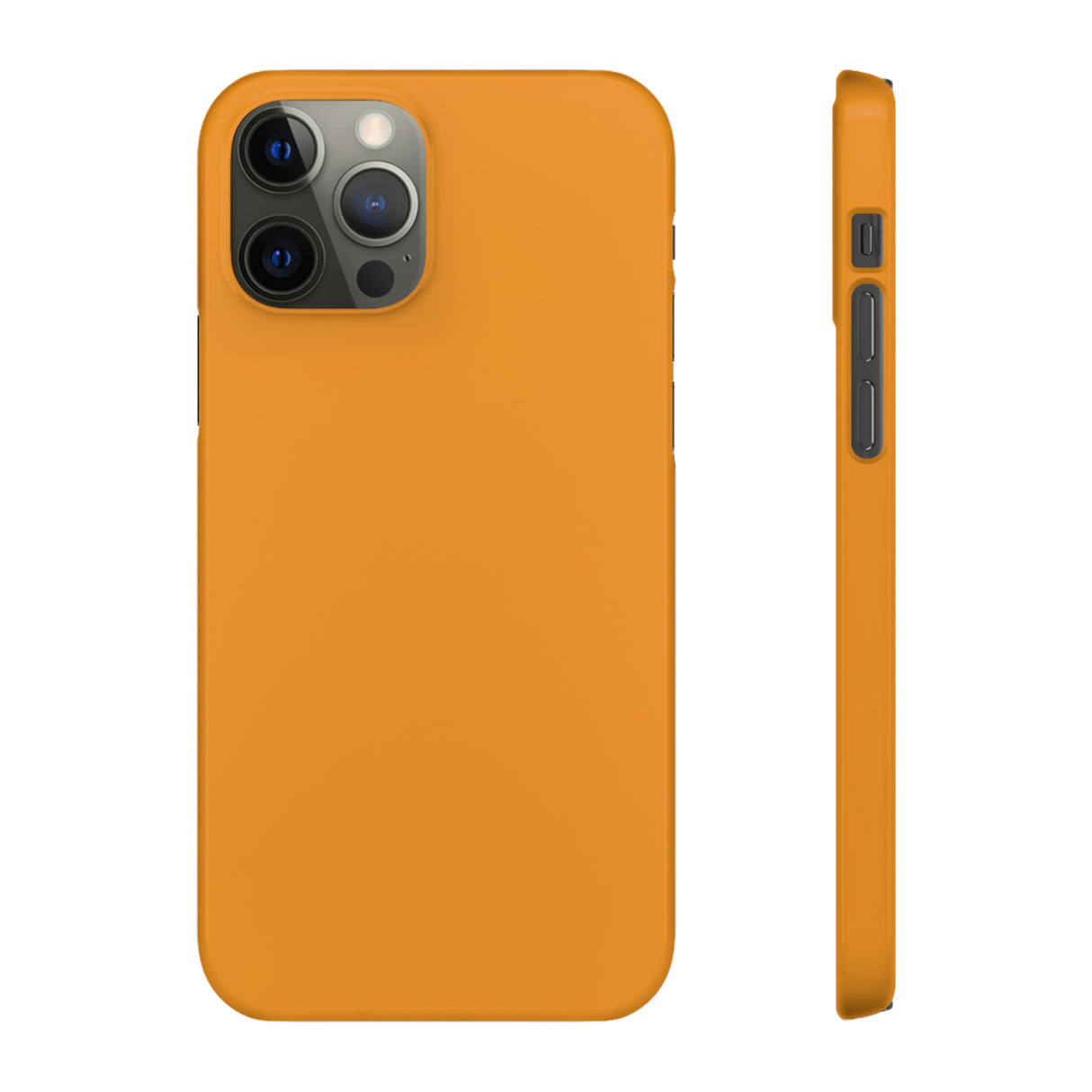 Carrot Orange iPhone Case (Slim) iPhone 12 Pro Glossy Phone Case