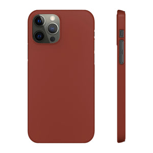 Burnt Umber iPhone Case (Slim) iPhone 12 Pro Glossy Phone Case