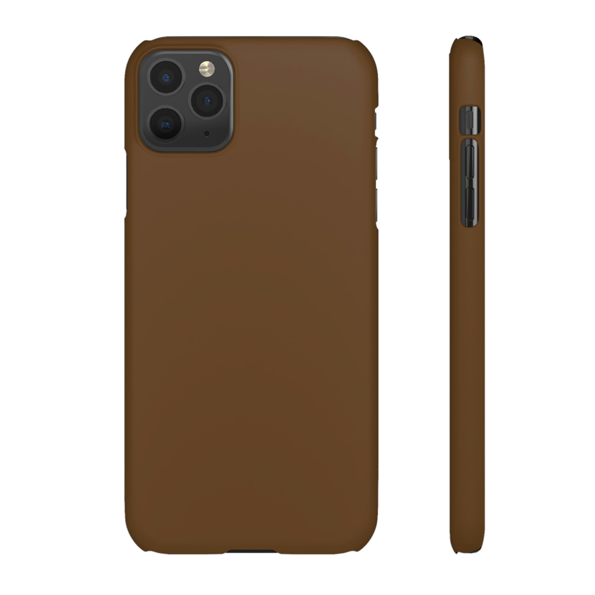 Dark Brown iPhone Case (Slim) iPhone 11 Pro Max Matte Phone Case