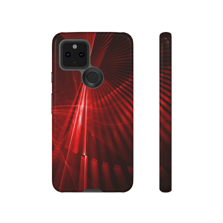 Red Disco Lights Android Case (Protective) Google Pixel 5 5G Glossy Phone Case