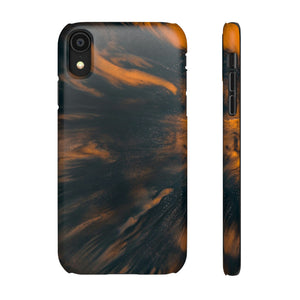 Space Speed Ink Art iPhone Case (Slim) iPhone XR Matte Phone Case