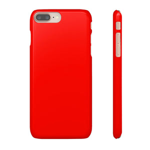 Candy Apple Red iPhone Case (Slim) iPhone 8 Plus Glossy Phone Case