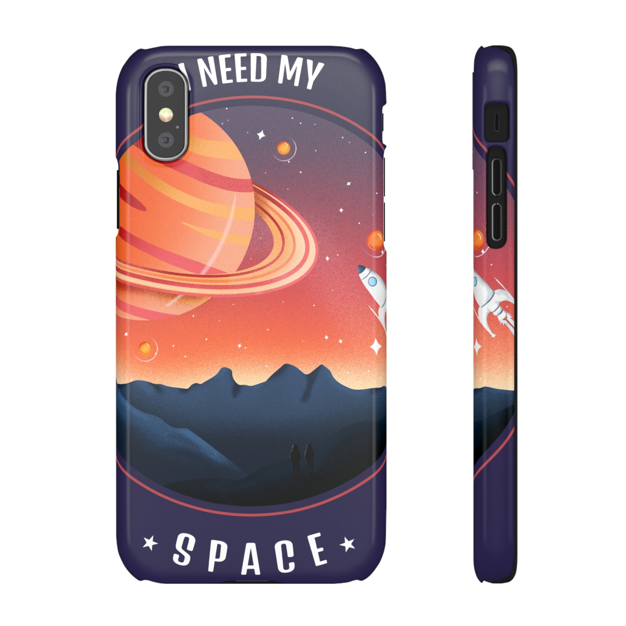 Express Galaxy iPhone Case (Slim) iPhone XS Glossy Phone Case