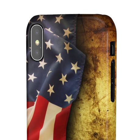 Close up of American flag Samsung/iPhone (Slim) Phone Case