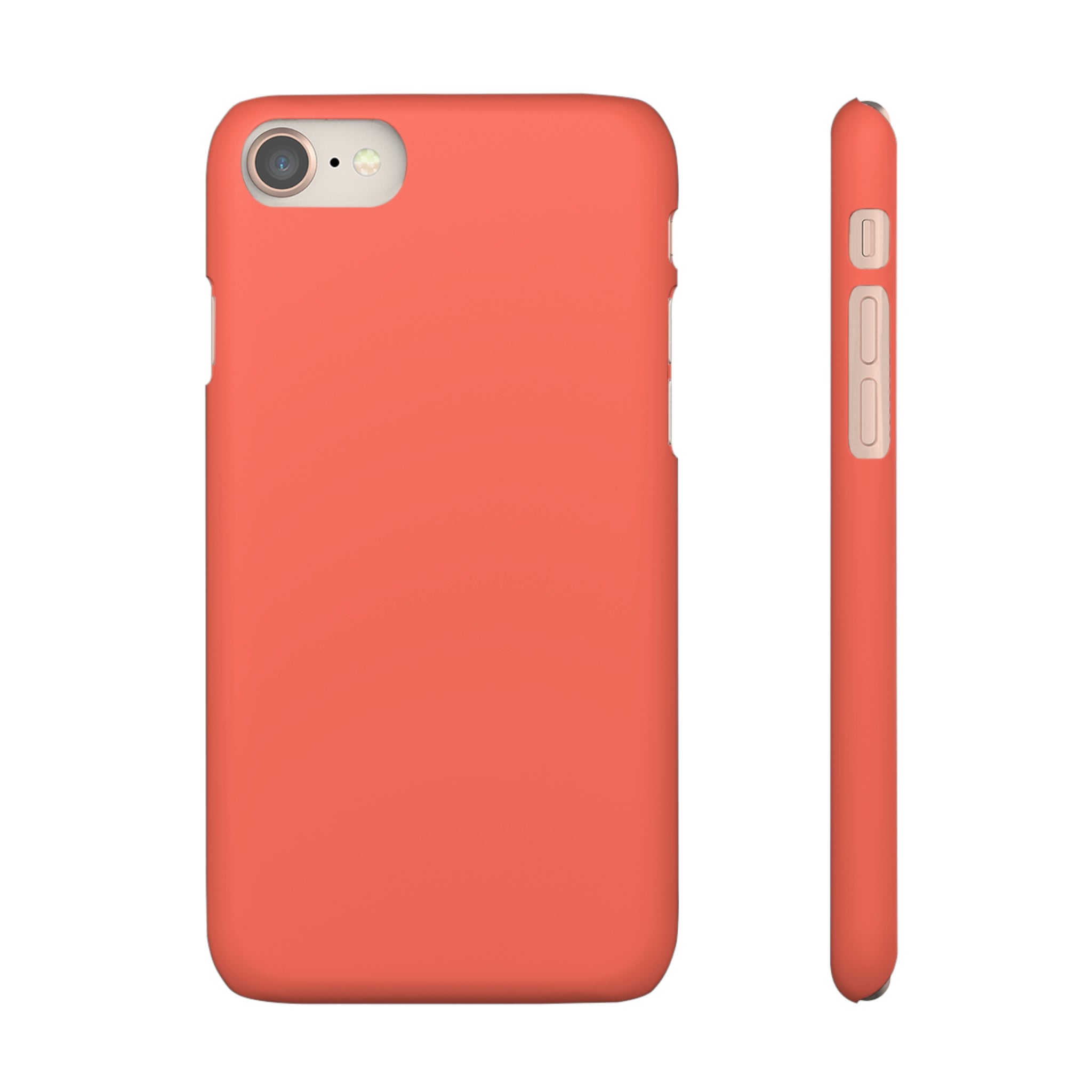 Bittersweet Orange iPhone Case (Slim) iPhone 8 Matte Phone Case