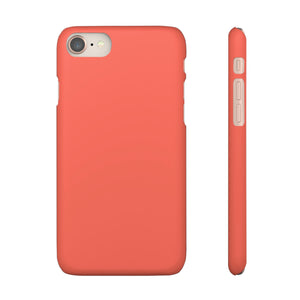 Bittersweet Orange iPhone Case (Slim) iPhone 8 Matte Phone Case